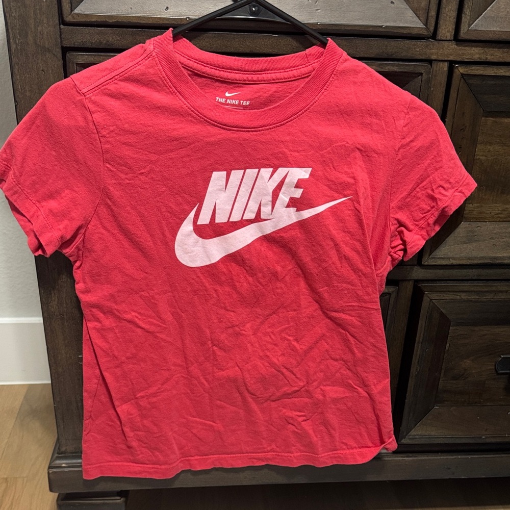 Nike Kids Red Short Sleeve Tee